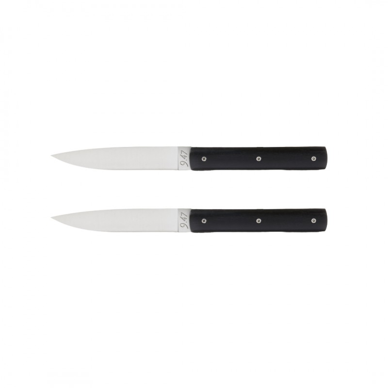 9.47 Coffret Couteaux de Table Gris Anthracite 2 pcs - Perceval
