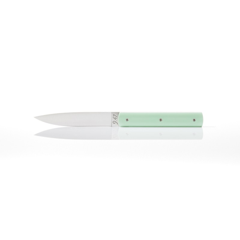 9.47 Coffret Couteaux de Table Vert Pistache 2 pcs - Perceval