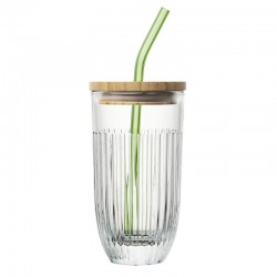Ouessant Verre à Smoothie avec Couvercle et Paille 45 cl  - La Rochère Ouessant Verre à Smoothie avec Couvercle et Paille 45 cl  - La Rochère