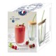 Ouessant Verre à Smoothie avec Couvercle et Paille 45 cl  - La Rochère