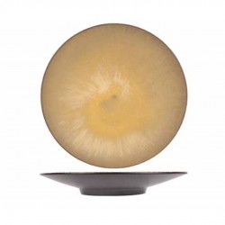 Divine Moon Dinerbord Antraciet Grijs/Oker 28 cm