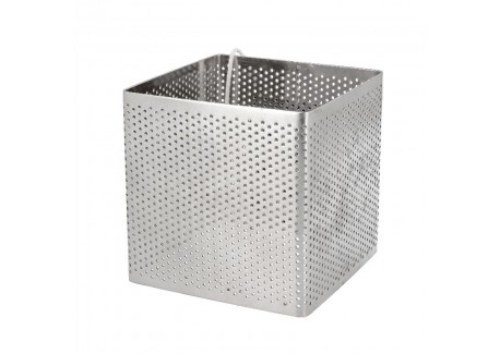 Geperforeerde Kubus Hoge Vierkante Bakvorm 8x8x8 cm - Patisdécor