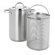 Specialties 3 Cocotte à Asperges en Inox Mat avec Panier 4,5 L - Demeyere