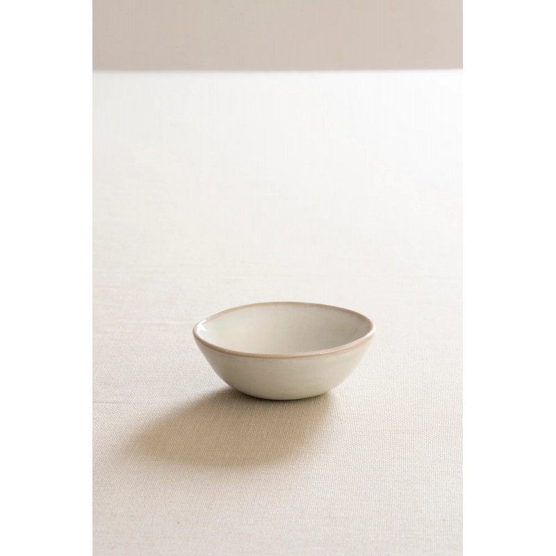 Organic Coupelle à Sauce Blanc 8 cm - Dutch Rose