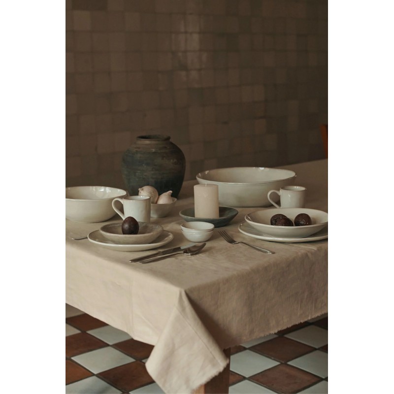 Organic Coupelle à Sauce Blanc 8 cm - Dutch Rose