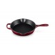 Poêle en Fonte Skillet Rond 26 cm Rouge Rhône - Le Creuset