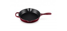 Poêle en Fonte Skillet Rond 26 cm Rouge Rhône