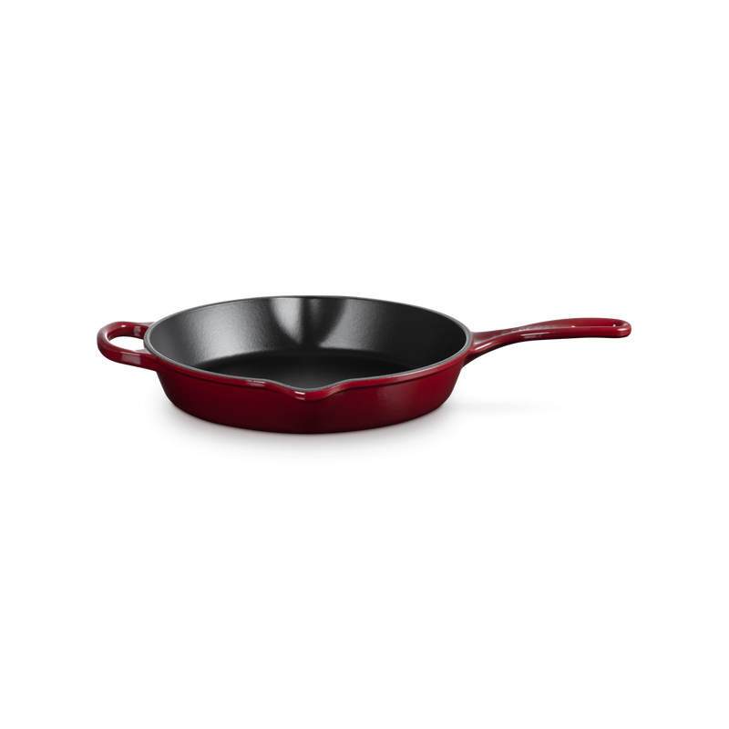 Poêle en Fonte Skillet Rond 26 cm Rouge Rhône - Le Creuset