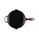 Poêle en Fonte Skillet Rond 26 cm Rouge Rhône - Le Creuset