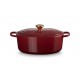 Cocotte Fonte Signature Ovale 6,3 L Rouge Rhône (31 cm) - Le Creuset