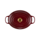 Cocotte Fonte Signature Ovale 6,3 L Rouge Rhône (31 cm)  - Le Creuset
