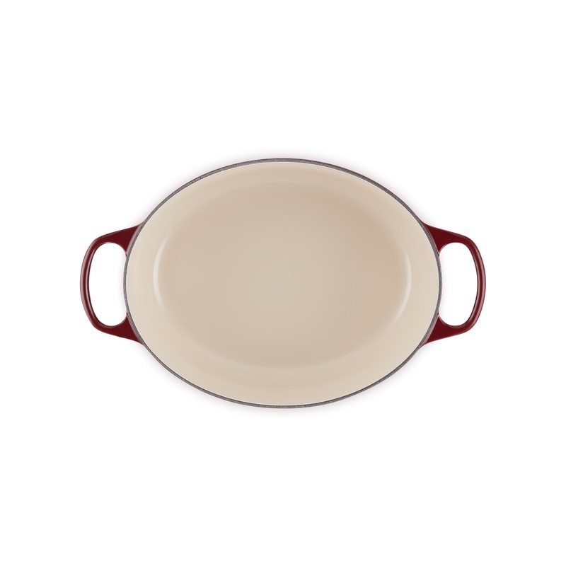 Cocotte Fonte Signature Ovale 6,3 L Rouge Rhône (31 cm) - Le Creuset