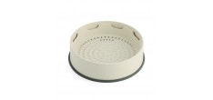 Steamy Stapelbare Siliconen Stoommand 24 cm Creme