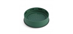 Steamy Panier Vapeur Empilable en Silicone 24 cm Vert 