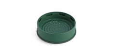 Steamy Panier Vapeur Empilable en Silicone 24 cm Vert