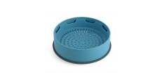 Steamy Panier Vapeur Empilable en Silicone 24 cm Bleu