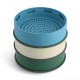 Steamy Panier Vapeur Empilable en Silicone 24 cm Bleu - Greenpan