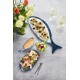 Plat de Service Poisson Bleu S 18x7 cm  - Point Virgule
