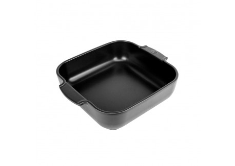 Vierkante Ovenschaal 28x24 cm Mat Zwart Truffel - Peugeot