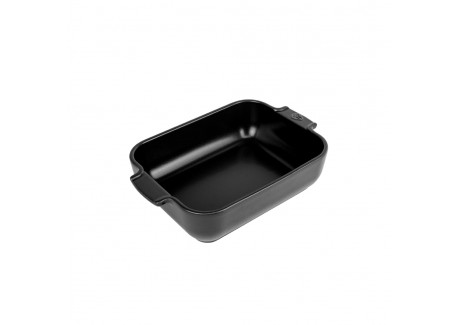 Plat à Four Rectangulaire 25x17 cm Noir Mat Truffe - Peugeot