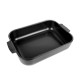 Plat à Four Rectangulaire 36x23 cm Noir Mat Truffe - Peugeot