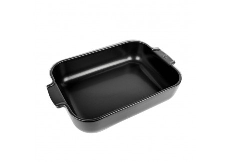 Rechthoekige Ovenschaal 36x23 cm Mat Zwart Truffel - Peugeot