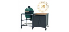 Pack 50 Ans Barbecue à Charbon Large +Table Modulaire et Module Rangement 