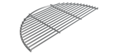Demi Grille Inox pour Barbecue Large 