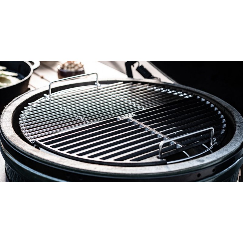 Demi Grille Inox pour Barbecue Large  - Big Green Egg