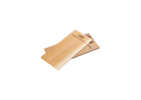 Tavole Di Legno Di Cedro Per Grigliare - 2 Pezzi, Per Big Green Egg E Barbecue - Foto 3