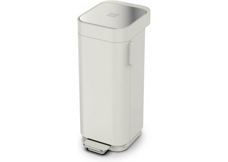 Porta Poubelle 40 l à Pédale Gris Clair - Joseph Joseph