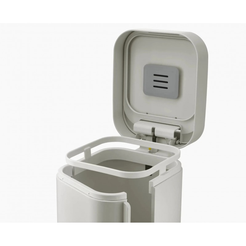 Porta Poubelle 40 l à Pédale Gris Clair - Joseph Joseph