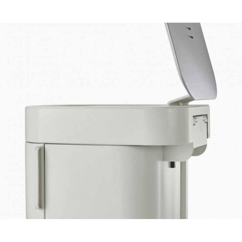 Porta Poubelle 40 l à Pédale Gris Clair - Joseph Joseph