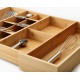 Drawerstore Range Couverts Extensible en Bambou  - Joseph Joseph