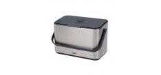 Collect Bac Composteur de Cuisine Inox avec Filtre 4 L 