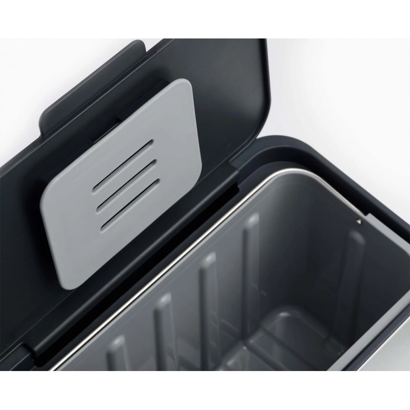Collect Bac Composteur de Cuisine Inox avec Filtre 4 L - Joseph Joseph
