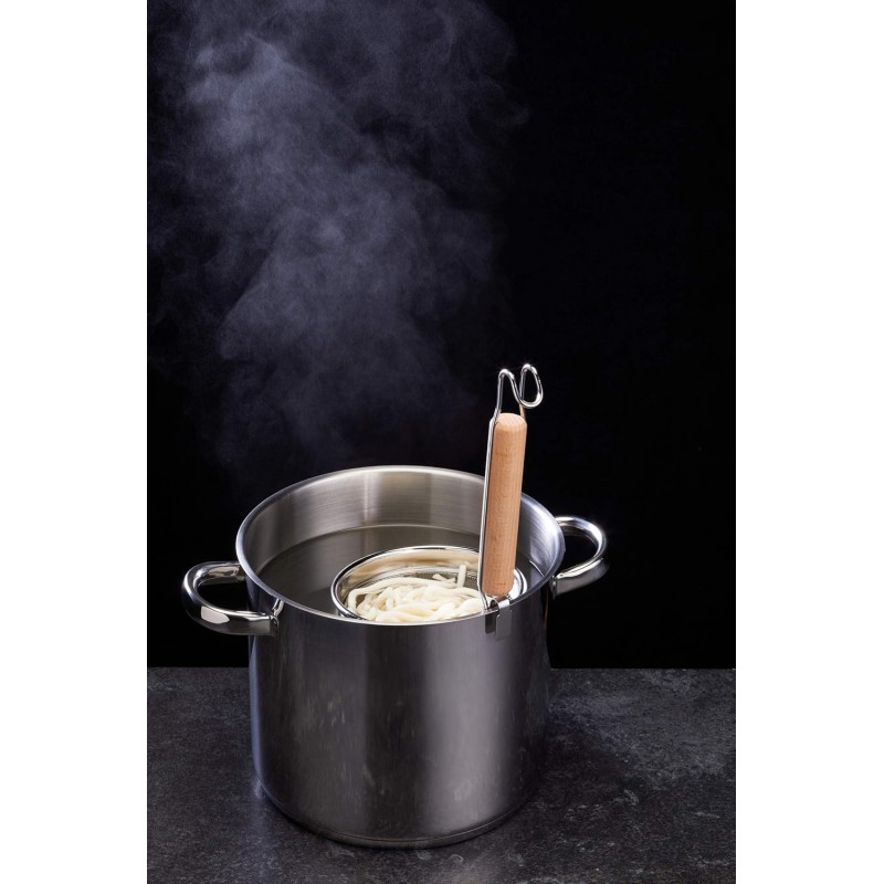 Panier à Pâtes Nouilles Inox 14x16x34 cm - KitchenCraft