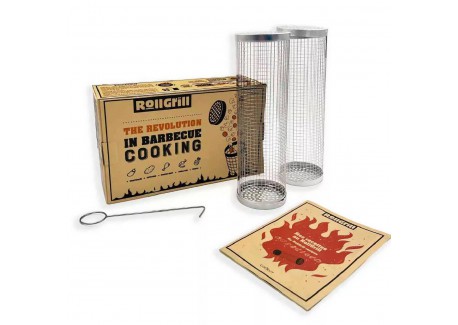 Coffret RollGrill Panier de Cuisson Cylindre pour Barbecue 4 Pcs - Cookut