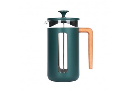 Pisa Cafetière à Piston French Press 8 Tasses (1L) Vert - La Cafetière