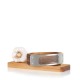 Rocca Presse-Ail Inox et Planche en Bois - Ad Hoc