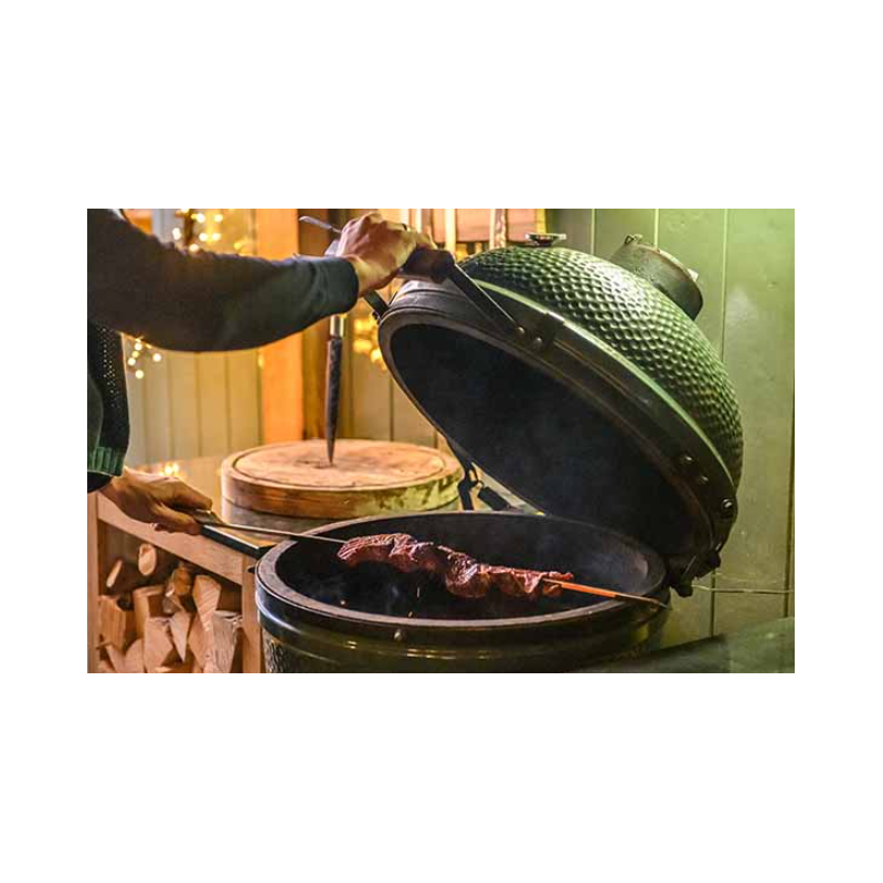 Olive Churrasco Brochette Barbecue 50 cm  - Forged