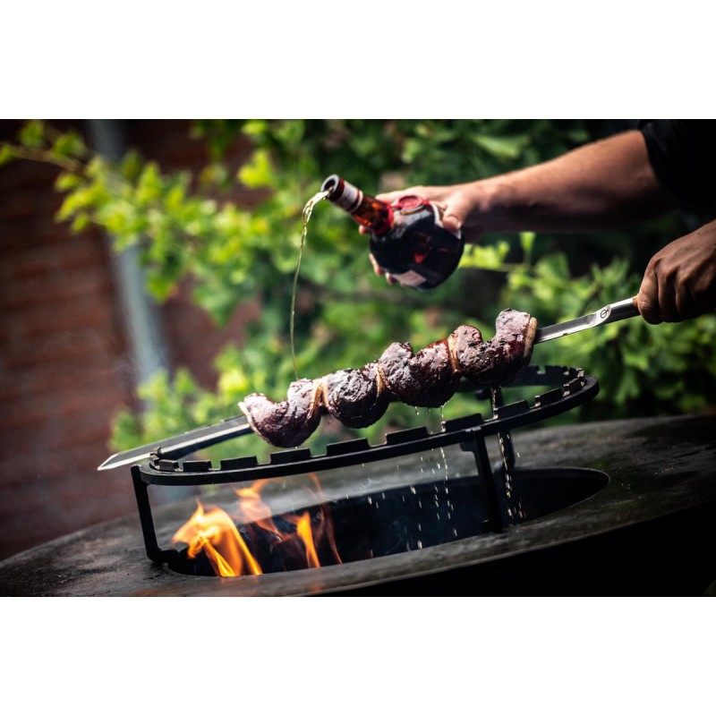 Olive Churrasco Brochette Barbecue 50 cm  - Forged