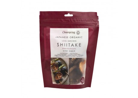 Champignons Shiitake Séchés Bio 40 g  - Clearspring