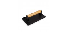 Gietijzeren vleespers voor grills 21x10 cm