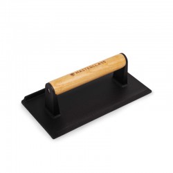 Gietijzeren vleespers voor grills 21x10 cm - KitchenCraft Gietijzeren vleespers voor grills 21x10 cm - KitchenCraft