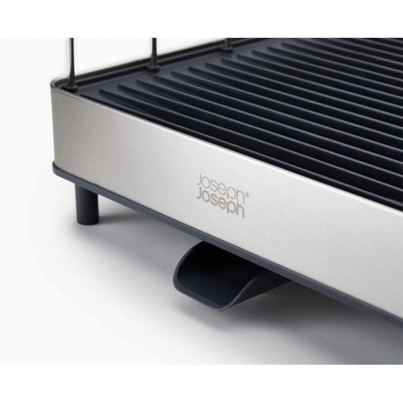 Extend Max Steel Egouttoir à Vaisselle Extensible Inox Grande Capacité - Joseph Joseph