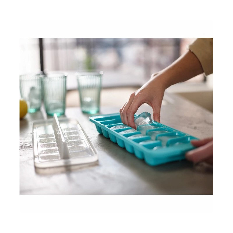 Flow Bac à Glaçons avec Couvercle Easy-Fill 2 pcs - Joseph Joseph