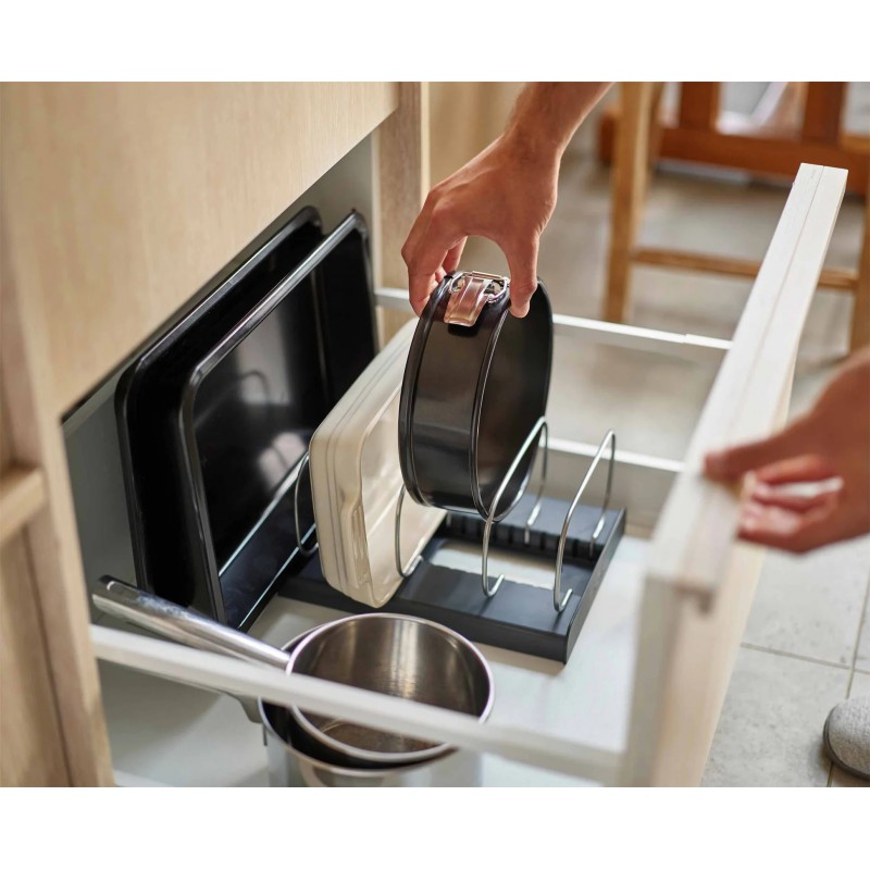 Drawerstore Range Plats 7 Compartiments Gris - Joseph Joseph