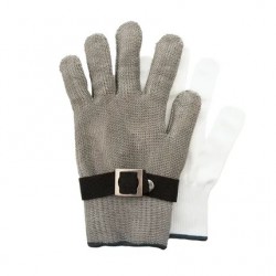 Gant à Huître en Maille Inox + Sous Gant Taille L  - Point Virgule Gant à Huître en Maille Inox + Sous Gant Taille L  - Point Virgule