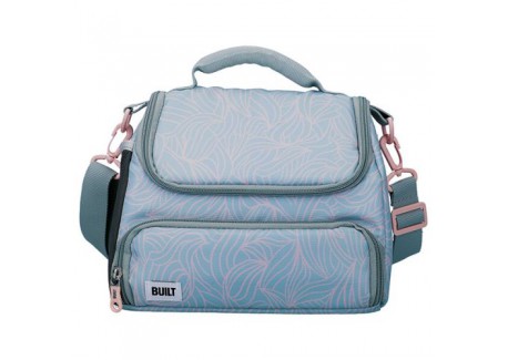 Lunch Bag Isotherme Mindful Bleu et Rose Clair 5L  - Built